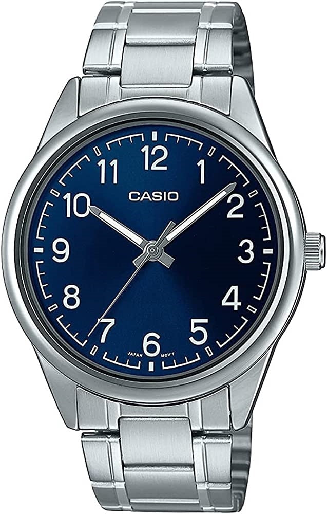 CASIO COLLECTION & VINTAGE CASUAL - BLUE MTP-V005D-2B4UDF Only Time Armbanduhr 40 mm Blau