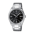 CASIO COLLECTION & VINTAGE DATE - BLACK MTP-1302PD-1A1VEF Date Armbanduhr 38.5 mm Schwarz ansicht-3