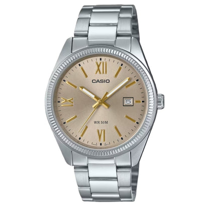 CASIO COLLECTION & VINTAGE DATE - BRONZE MTP-1302DD-9AVDF Date Armbanduhr 38.5 mm
