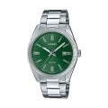 CASIO COLLECTION & VINTAGE DATE - FOREST GREEN MTP-1302PD-3AVEF Date Armbanduhr 38.5 mm Grün ansicht-3