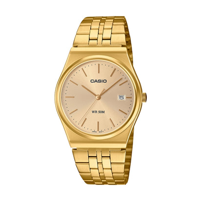 CASIO COLLECTION & VINTAGE DATE - FULL GOLD MTP-B145G-9AVEF Date Armbanduhr 35 mm Gold