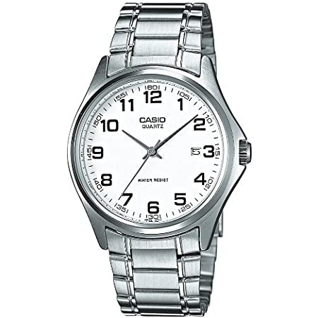 CASIO COLLECTION & VINTAGE DATE - WHITE MTP-1183A-7BDF Date Armbanduhr 38.5 mm Weiss