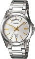 CASIO COLLECTION & VINTAGE DAY DATE - CHAMPAGNE Herren Quarzuhr mit Datum aus Edelstahl mit SS – Seitenansicht