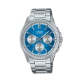CASIO COLLECTION & VINTAGE DAY DATE MULTIFUNCTION - LIGHT BLUE MTP-1375PD-2A2VEF DATE Armbanduhr Blau ansicht-3