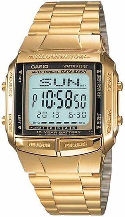 CASIO COLLECTION & VINTAGE DB-360G-9ADF Multifunction Armbanduhr 38 mm Gold