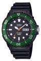 CASIO COLLECTION & VINTAGE DIVER 100M - BLACK MRW-230H-1E3VDF Day & Date Armbanduhr 44.5 mm Schwarz ansicht-3