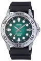 CASIO COLLECTION & VINTAGE DIVER 100M - GREEN MTD-140-3AVDF Date Armbanduhr 43.5 mm Grün ansicht-3