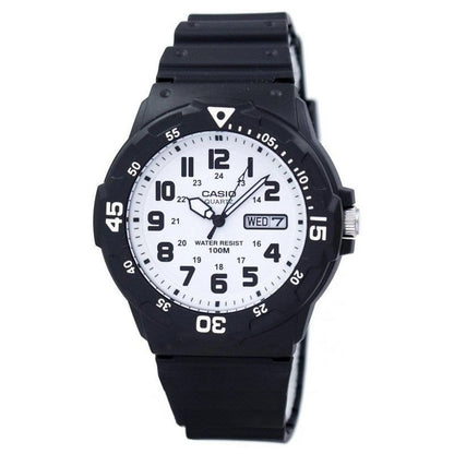 CASIO COLLECTION & VINTAGE DIVER 100M - WHITE MRW-200H-7BVDF Day & Date Armbanduhr 44.5 mm Weiss