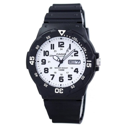CASIO COLLECTION & VINTAGE DIVER 100M - WHITE MRW-200H-7BVDF Day & Date Armbanduhr 44.5 mm Weiss