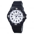 CASIO COLLECTION & VINTAGE DIVER 100M - WHITE MRW-200H-7BVDF Day & Date Armbanduhr 44.5 mm Weiss ansicht-3