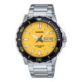 CASIO COLLECTION & VINTAGE DIVER 100M - YELLOW MTD-125D-9AVDF Day & Date Armbanduhr 45.5 mm ansicht-3