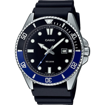 CASIO COLLECTION & VINTAGE DIVER 200M - BLACK MDV-107-1A2VEF Date Armbanduhr 44 mm Schwarz ansicht-2