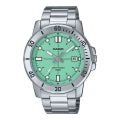 CASIO COLLECTION & VINTAGE DIVER 50M - AQUA GREEN MTP-VD01D-3E1VUDF Date Armbanduhr 45 mm Grün ansicht-3