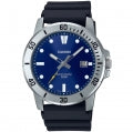 CASIO COLLECTION & VINTAGE DIVER 50M - BLUE MTP-VD01-2EVUDF Date Armbanduhr 45 mm Blau ansicht-3