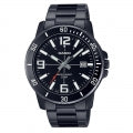 CASIO COLLECTION & VINTAGE DIVER 50M - FULL BLACK MTP-VD01B-1BVUDF Date Armbanduhr 45 mm Schwarz ansicht-3