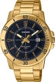 CASIO COLLECTION & VINTAGE DIVER 50M GOLD - BLACK MTP-VD01G-1CVUDF Date Armbanduhr 45 mm Schwarz ansicht-3