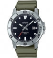CASIO COLLECTION & VINTAGE DIVER 50M - GREEN MTP-VD01-3EVUDF Date Armbanduhr 45 mm Grün ansicht-3