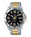 CASIO COLLECTION & VINTAGE DIVER 50M TWO TONES - BLACK MTP-VD01SG-1BVUDF Date Armbanduhr 45 mm Schwarz ansicht-3