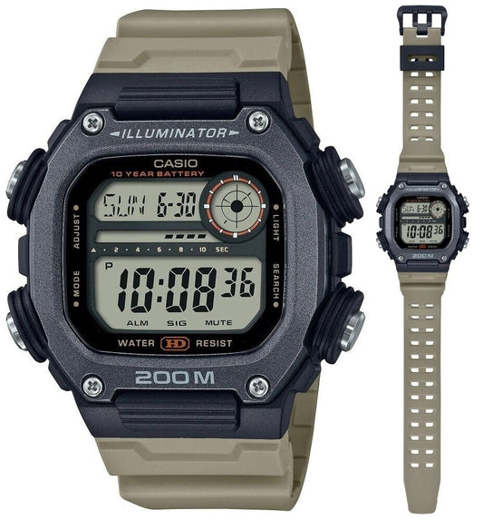 CASIO COLLECTION & VINTAGE DW-291HX-5AVDF Multifunction Armbanduhr 50 mm