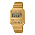 CASIO COLLECTION & VINTAGE EDGY COLLECTION - GOLD A-100WEG-9AEF Multifunction Armbanduhr 40 mm Gold ansicht-3