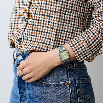 CASIO COLLECTION & VINTAGE EDGY COLLECTION SUNRAY DIAL - GREEN LEMON AQ-230A-9AMQYES Sonnenbrille Grün ansicht-3