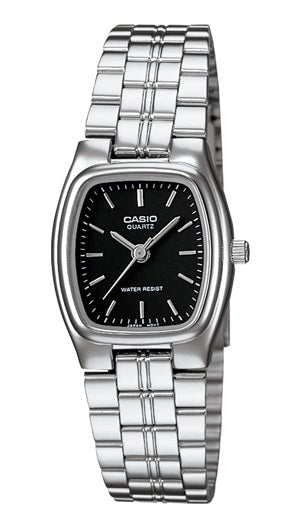 CASIO COLLECTION & VINTAGE ELEGANCE - BLACK LTP-1169D-1ARDF Only Time Armbanduhr 22 mm Schwarz