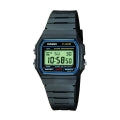 CASIO COLLECTION & VINTAGE F-91 RESIN STRAP - BLUE FRAME F-91W-1YEG Multifunction Armbanduhr 35 mm Blau ansicht-3
