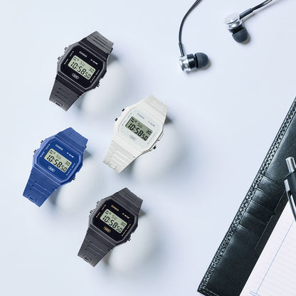CASIO COLLECTION & VINTAGE F-91WB-2A1EF Multifunction Armbanduhr 35 mm ansicht-3