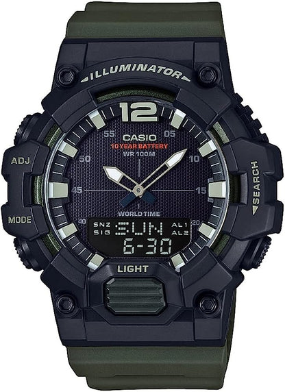CASIO COLLECTION & VINTAGE HDC-700-3AVCF Multifunction Armbanduhr 48 mm Schwarz
