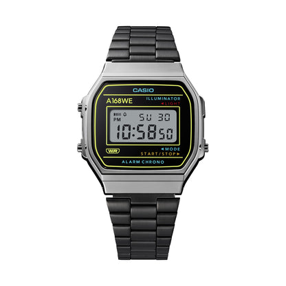 CASIO COLLECTION & VINTAGE ICONIC - 50th ANNIVERSARY BLACK A168WEHB-1AEF Multifunction Armbanduhr 36 mm Schwarz
