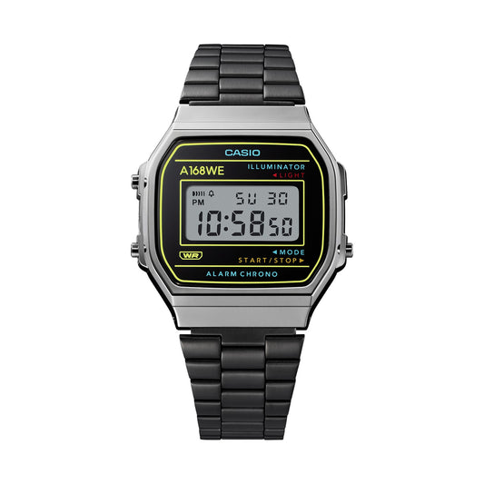 CASIO COLLECTION & VINTAGE ICONIC - 50th ANNIVERSARY BLACK Unisex Quarzuhr aus Kunststoff mit – Produktansicht