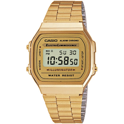 CASIO COLLECTION & VINTAGE ICONIC - ALL GOLD A168WG-9EF Multifunction Armbanduhr 36 mm Gold