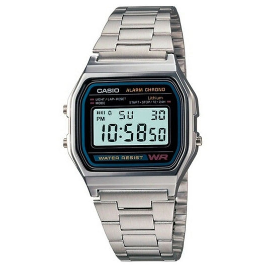 CASIO COLLECTION & VINTAGE ICONIC - BLACK Unisex Quarzuhr aus Kunststoff mit Metal 33 mm – Produktansicht