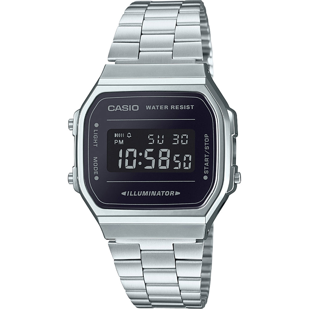 CASIO COLLECTION & VINTAGE ICONIC - BLACK A168WEM-1EF Multifunction Armbanduhr 36 mm Schwarz