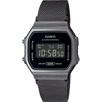 CASIO COLLECTION & VINTAGE ICONIC - BLACK A168WEMB-1BEF Multifunction Armbanduhr 36 mm Schwarz ansicht-2
