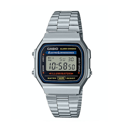 CASIO COLLECTION & VINTAGE ICONIC - CLASSIC BLACK Unisex Quarzuhr aus Kunststoff mit Metal 36 – Produktansicht