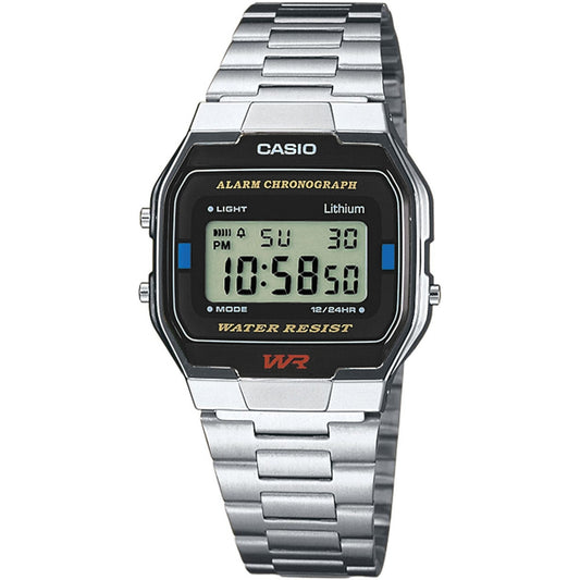 CASIO COLLECTION & VINTAGE ICONIC - CLASSIC SILVER Unisex Quarzuhr aus Kunststoff mit Metal 33 – Produktansicht