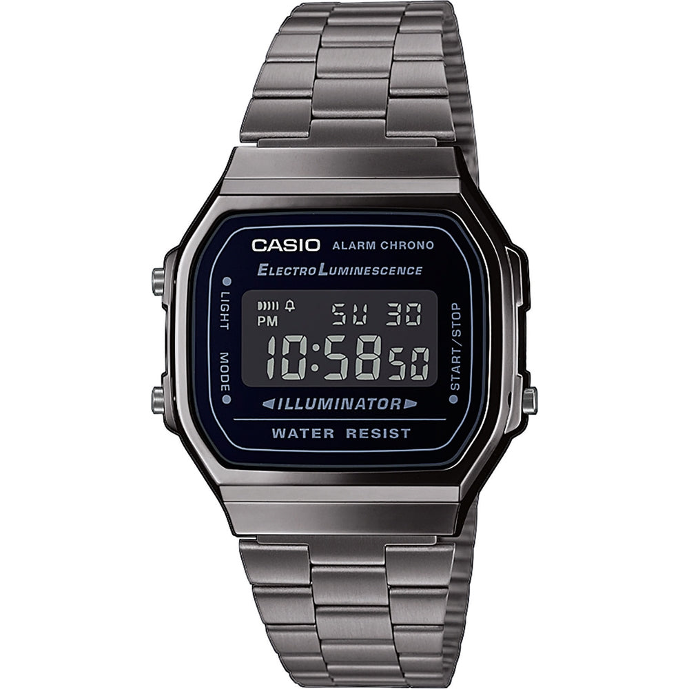 CASIO COLLECTION & VINTAGE ICONIC - FULL BLACK A168WEGG-1BEF Multifunction Armbanduhr 36 mm Schwarz