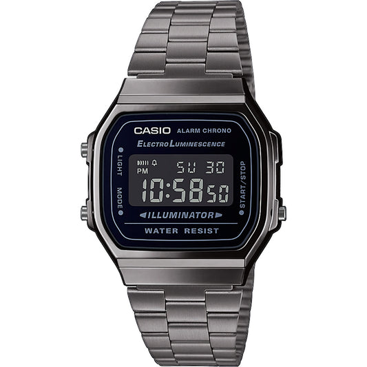 CASIO COLLECTION & VINTAGE ICONIC - FULL BLACK A168WEGG-1BEF Multifunction Armbanduhr 36 mm Schwarz