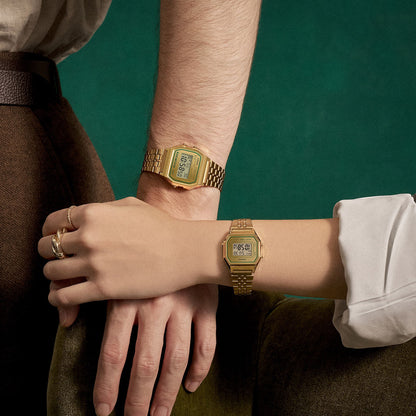 CASIO COLLECTION & VINTAGE ICONIC - GOLD LA680WEGV-9AEF Multifunction Armbanduhr 28 mm Gold ansicht-3