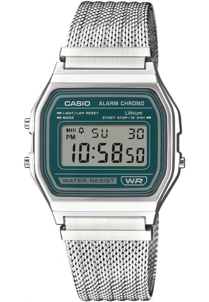 CASIO COLLECTION & VINTAGE ICONIC - GREEN A158WEM-3EF Multifunction Armbanduhr 33 mm Grün ansicht-2
