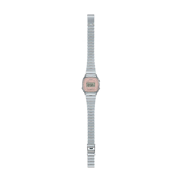 CASIO COLLECTION & VINTAGE ICONIC MINI STEEL - ANTIQUE PINK LA670WEA-4A2EF Multifunction Armbanduhr 25 mm Rosa