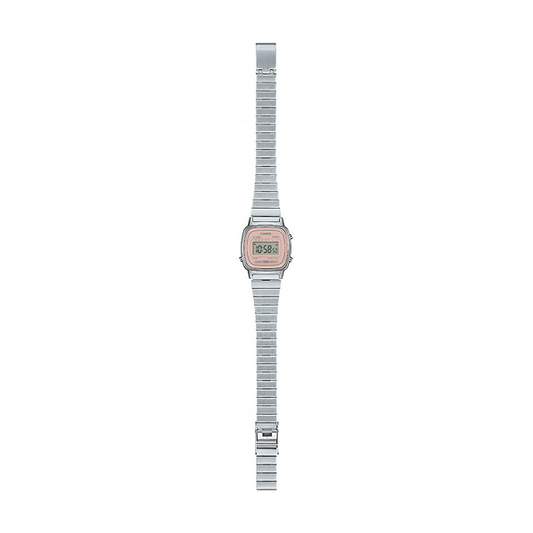 CASIO COLLECTION & VINTAGE ICONIC MINI STEEL - ANTIQUE PINK Damen Quarzuhr aus Kunststoff mit – Produktansicht