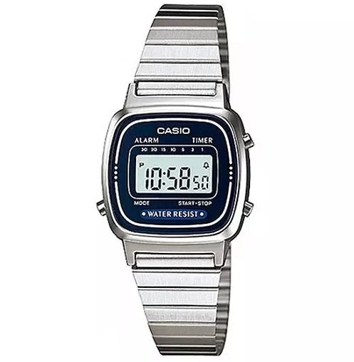 CASIO COLLECTION & VINTAGE ICONIC MINI STEEL - BLUE Damen Quarzuhr aus Kunststoff mit Metal 25 – Produktansicht