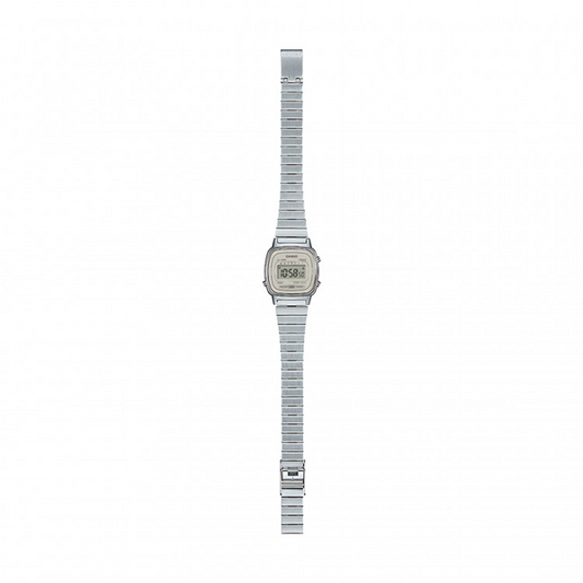 CASIO COLLECTION & VINTAGE ICONIC MINI STEEL - CREAM LA670WEA-8AEF Multifunction Armbanduhr 25 mm