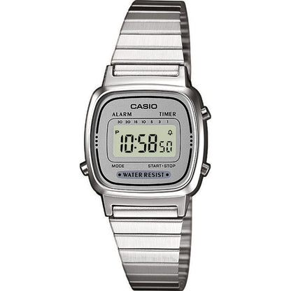 CASIO COLLECTION & VINTAGE ICONIC MINI STEEL GREY LA670WEA-7EF Multifunction Armbanduhr 25 mm Grau ansicht-2