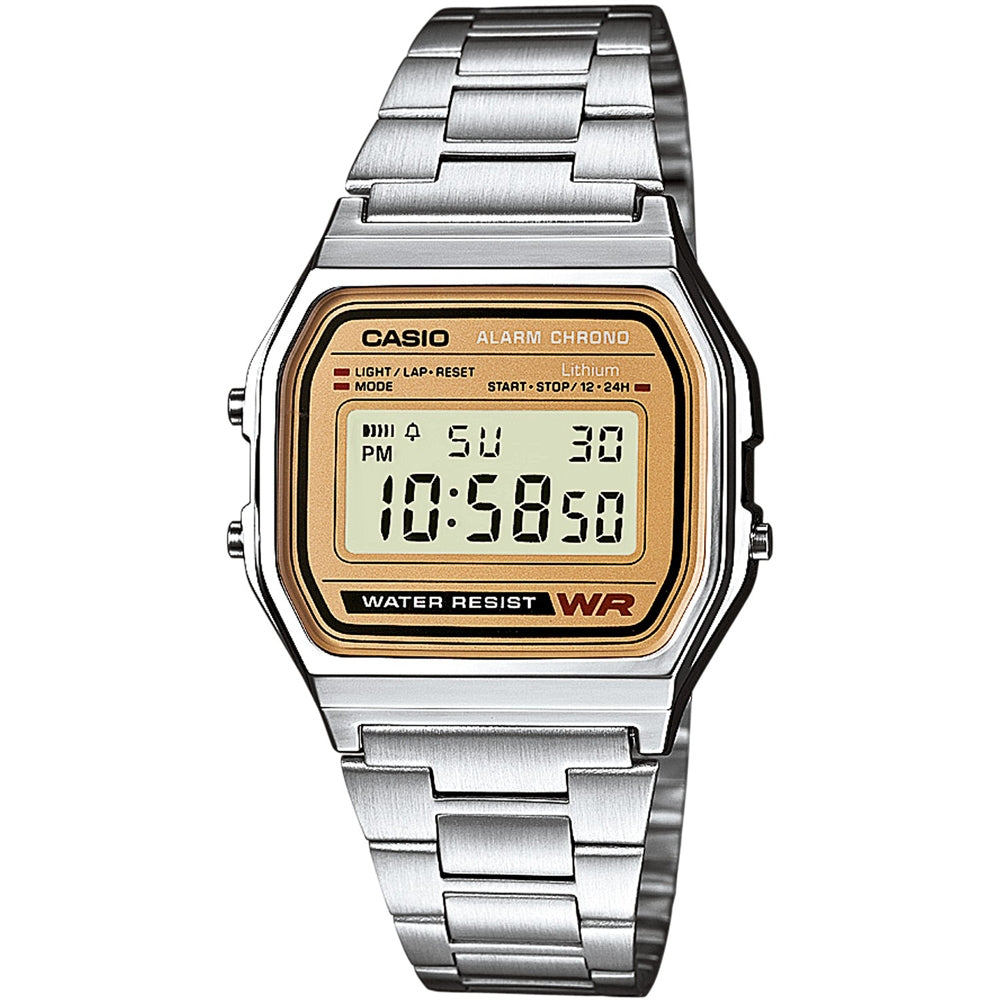 CASIO COLLECTION & VINTAGE ICONIC - OCHRE A158WEA-9EF Multifunction Armbanduhr 33 mm