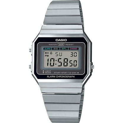 CASIO COLLECTION & VINTAGE ICONIC SLIM DESIGN - BLACK A700WE-1AEF Multifunction Armbanduhr 35.5 mm Schwarz