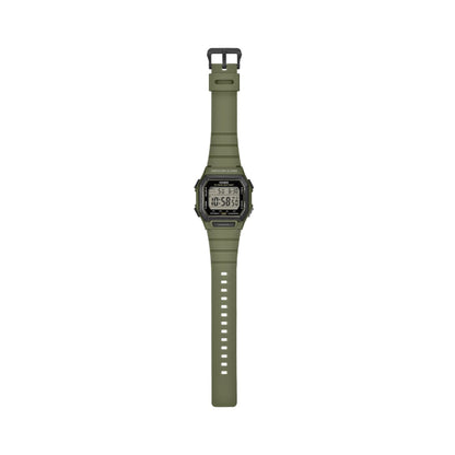 CASIO COLLECTION & VINTAGE ILLUMINATOR 10 YEARS BATTERY - ARMY GREEN W-738H-3AVEF Armbanduhr Grün ansicht-2