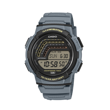 CASIO COLLECTION & VINTAGE ILLUMINATOR - 10 YEARS BATTERY - BLUE WS-1800-2AVEF Multifunction Armbanduhr 45 mm Blau ansicht-2
